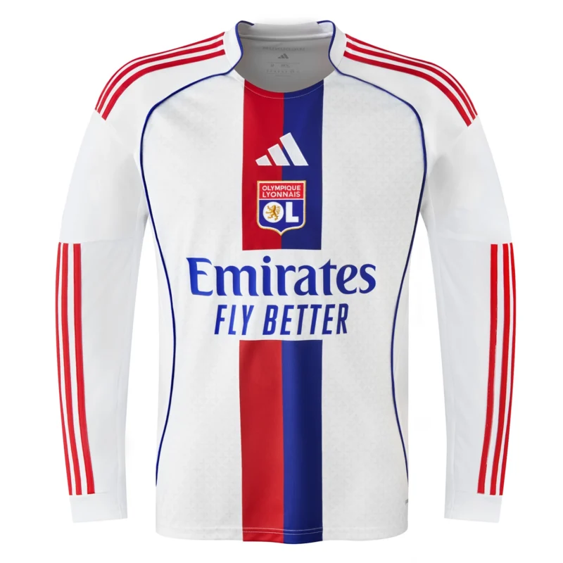 camiseta-lyon-primera-equipacion-manga-larga-2025-2026 camiseta-lyon-primera-equipacion-manga-larga-2025-2026