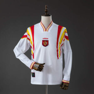 camiseta-españa-segunda-equipacion-manga-larga-retro-1996