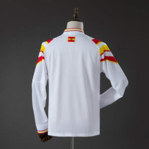 camiseta-españa-segunda-equipacion-manga-larga-retro-1996-parte-trasera