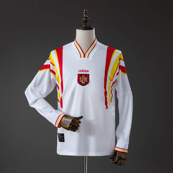 camiseta-españa-segunda-equipacion-manga-larga-retro-1996 camiseta-españa-segunda-equipacion-manga-larga-retro-1996