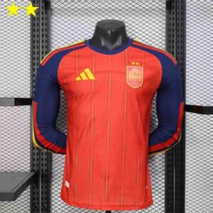 camiseta-españa-2-estrellas-primera-equipacion-version-jugador-manga-larga-2026