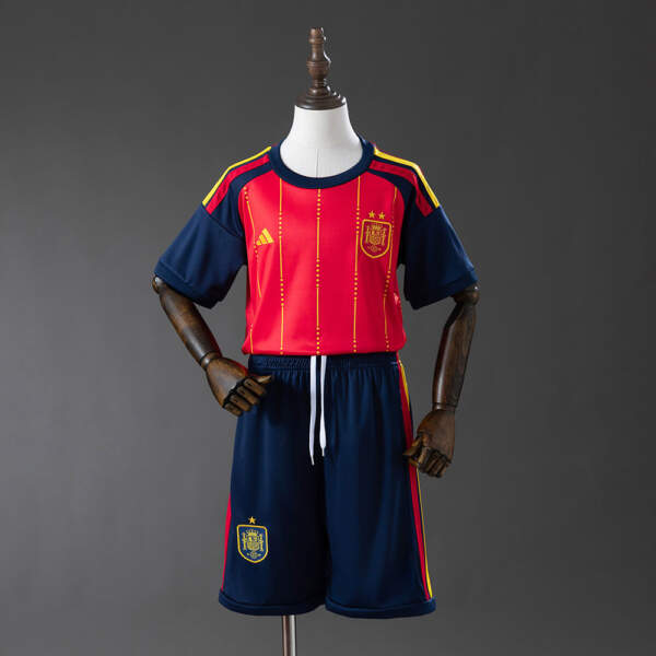 conjunto-niño-españa-primera-equipacion-2-estrellas-mundial-2026 conjunto-niño-españa-primera-equipacion-2-estrellas-mundial-2026