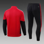 chandal-arsenal-cremallera-alta-rojo-negro-2026-2027-parte-trasera