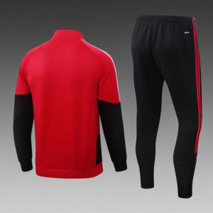 chandal-arsenal-cremallera-alta-rojo-negro-2026-2027-parte-trasera